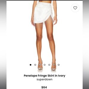 Revolve Superdown Penelope Fringe Skirt
